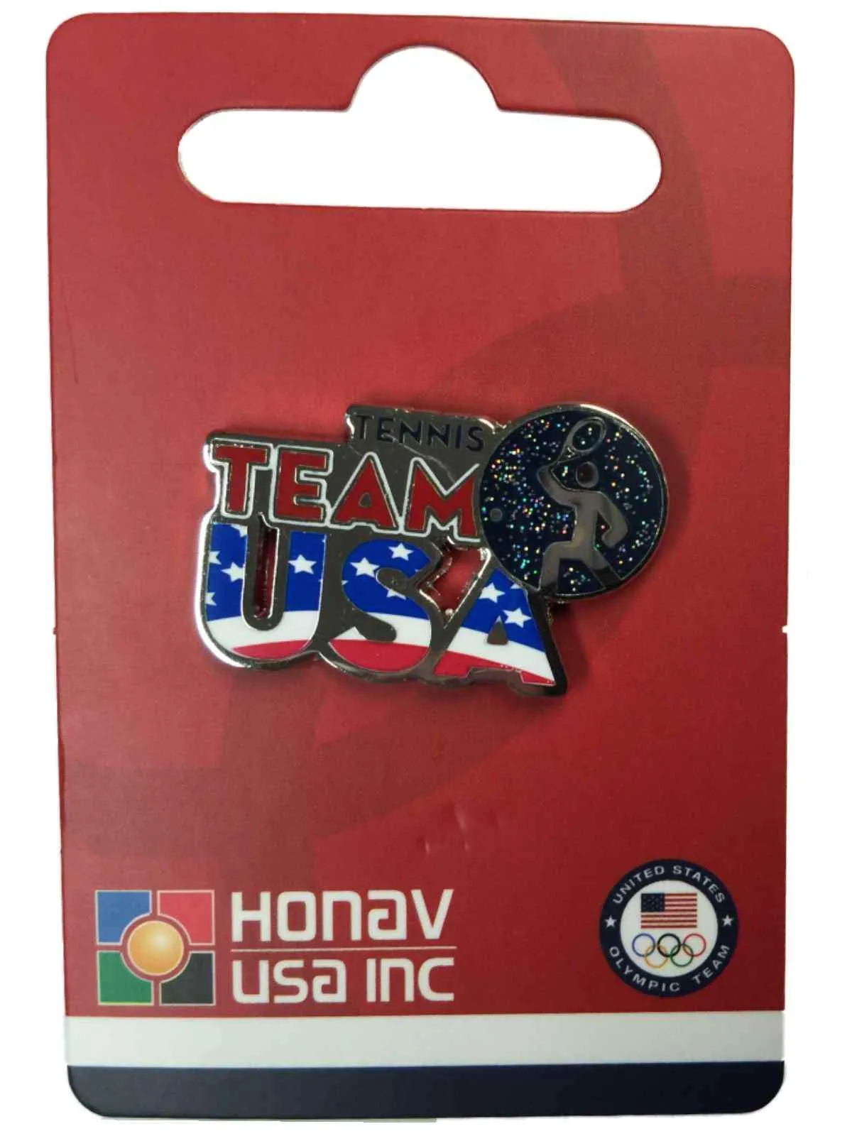 2020 Summer Olympics Tokyo Japan "Team USA" Tennis Pictogram Metal Lapel Pin