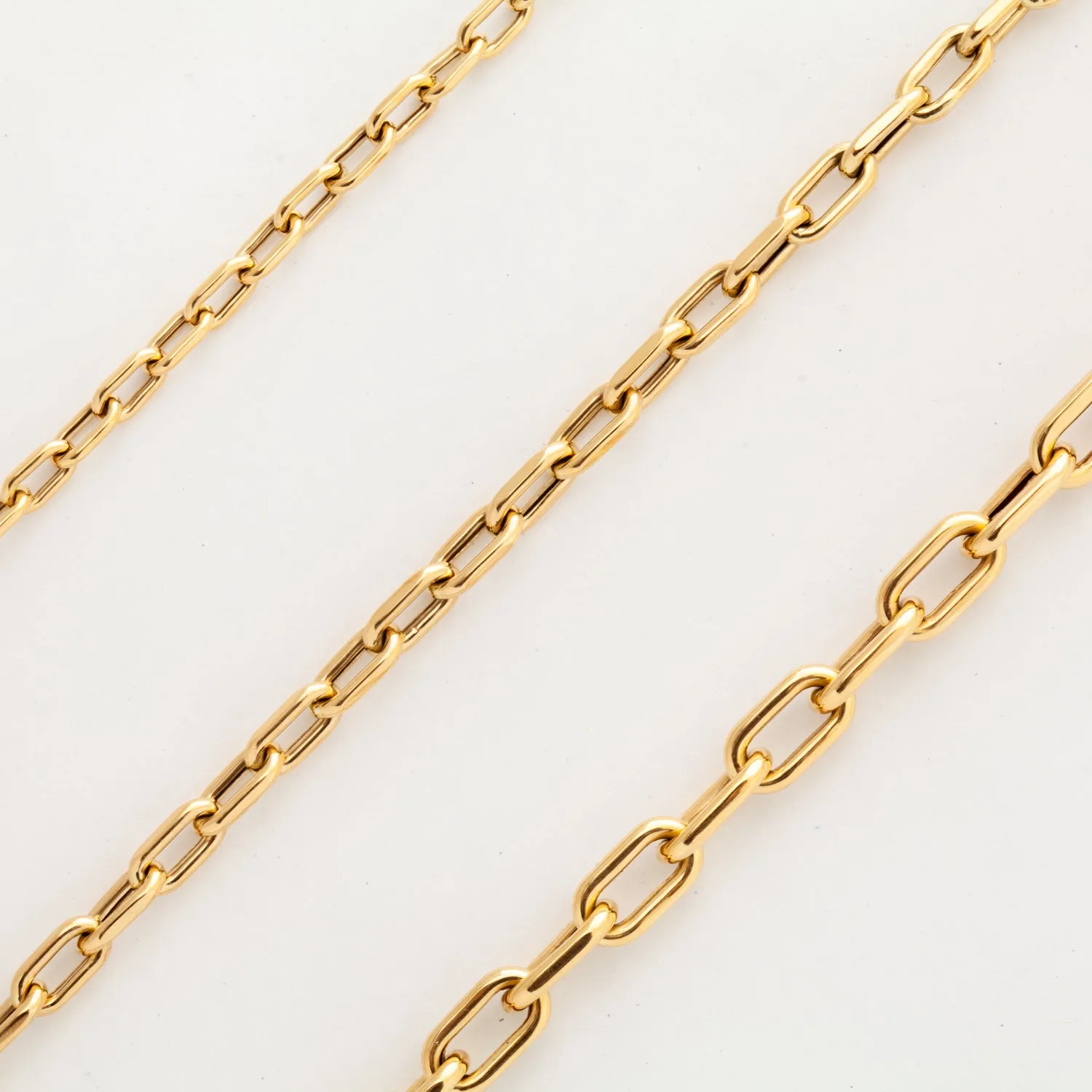 4 mm Italian Chain Link Bracelet