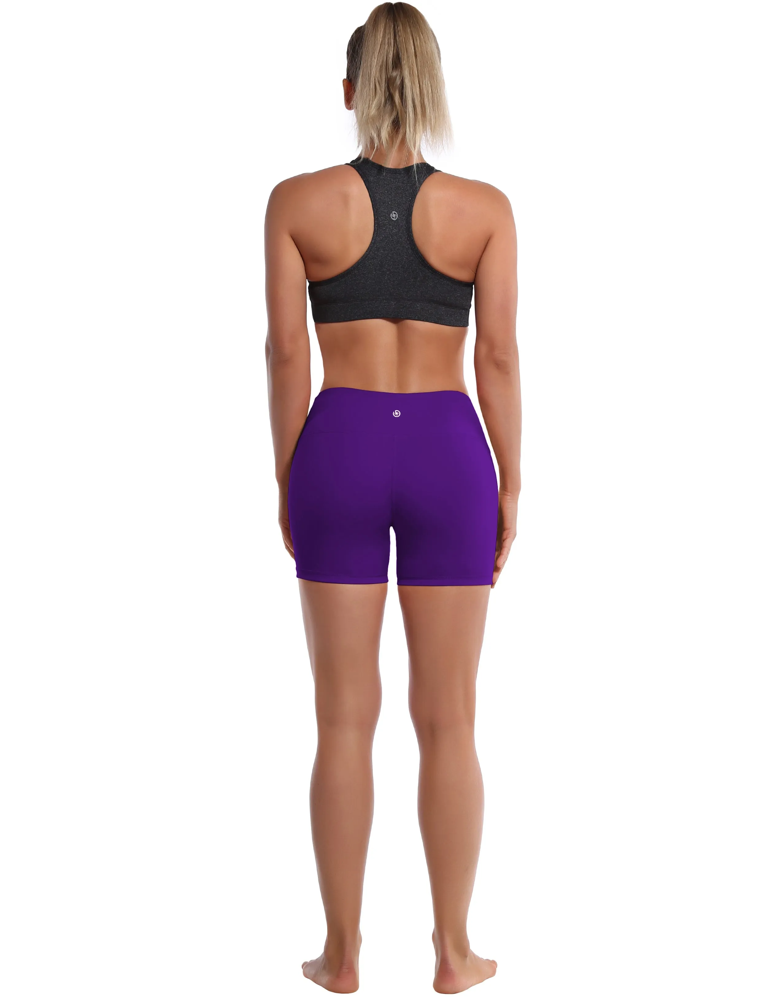 4 yogastudio Shorts eggplantpurple_yogastudio