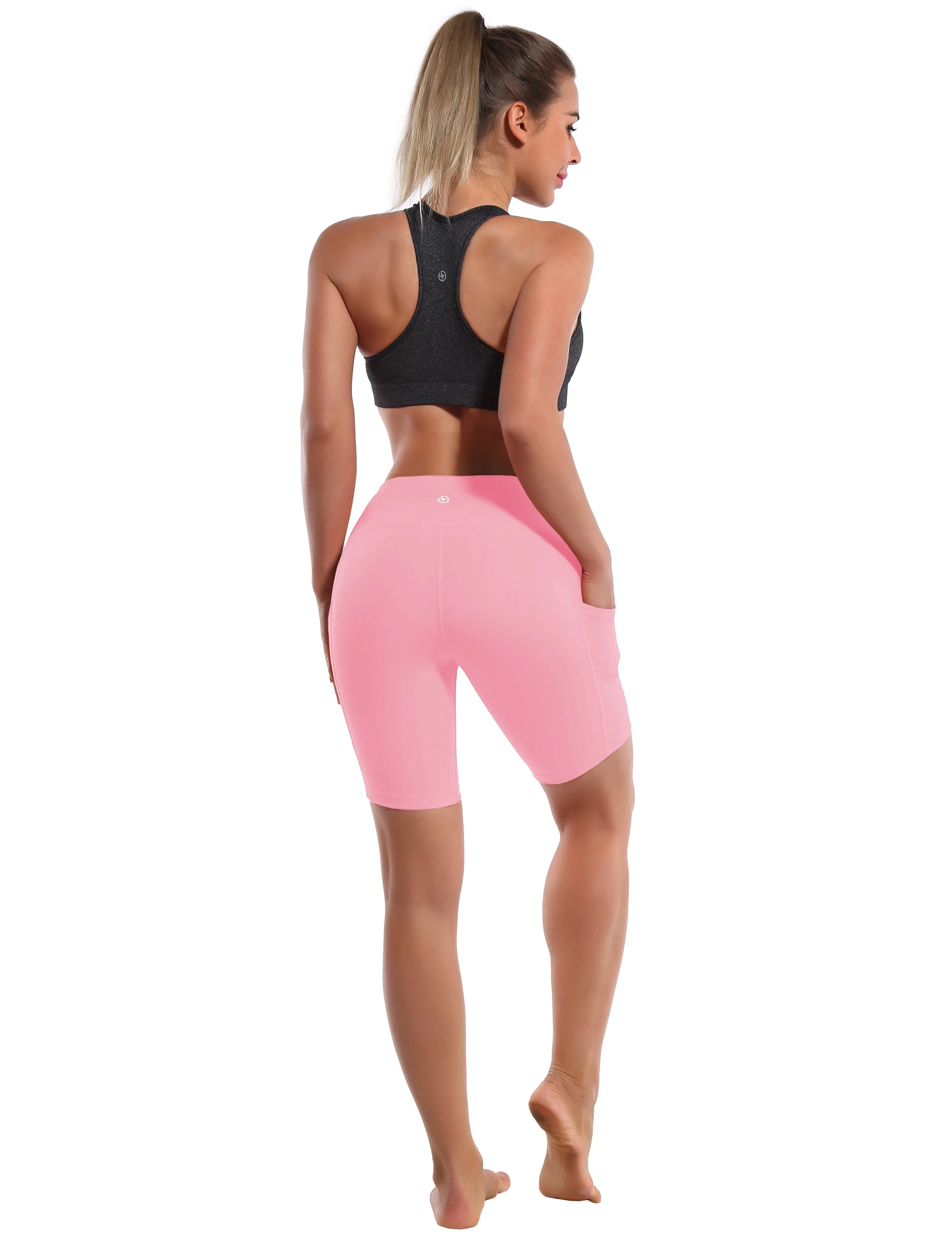 8 Side Pockets yogastudio Shorts lemonadepink ins_yogastudio