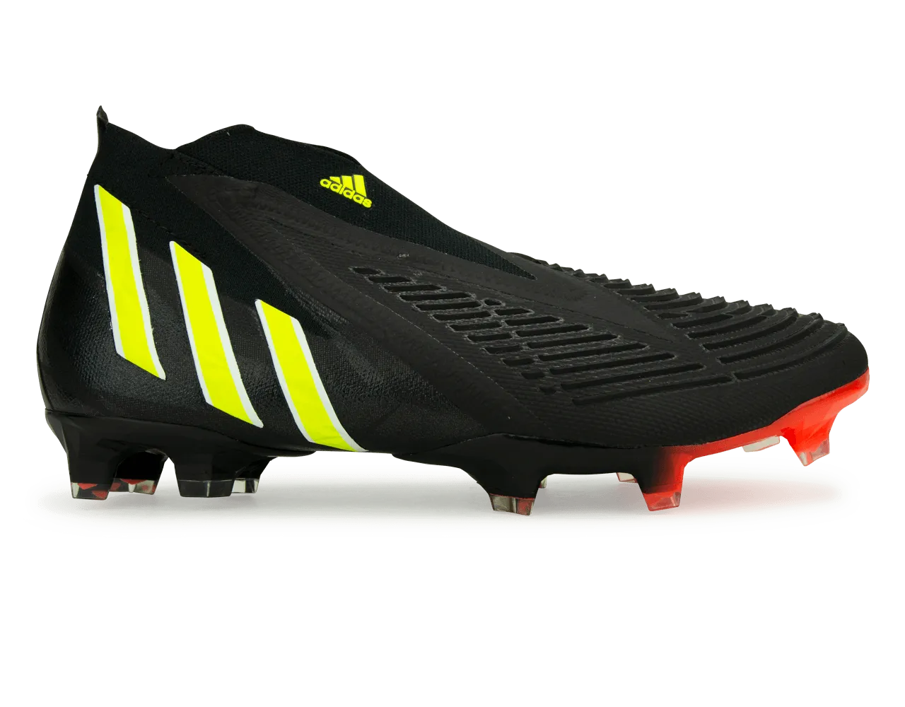 adidas Men's Predator Edge  FG Black/Solar Yellow