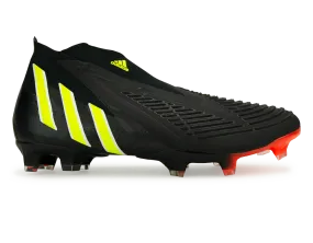 adidas Men's Predator Edge  FG Black/Solar Yellow