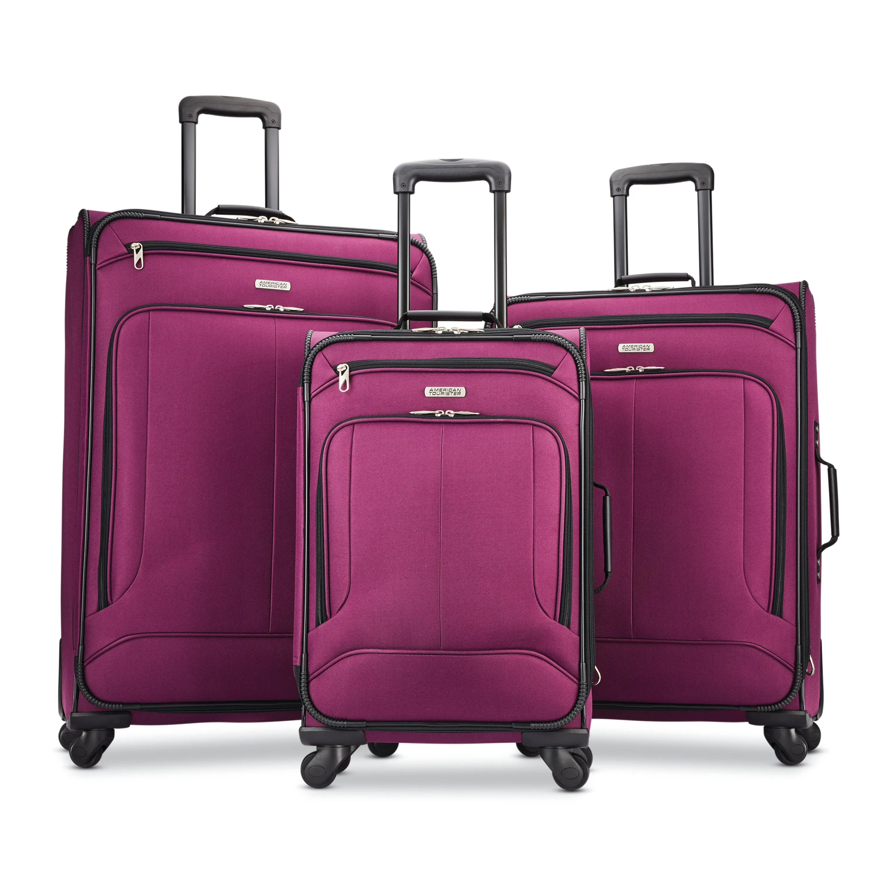 American Tourister AT POP MAX 3 Piece Set (21"/25"/29") 4-Wheel Luggage Sets