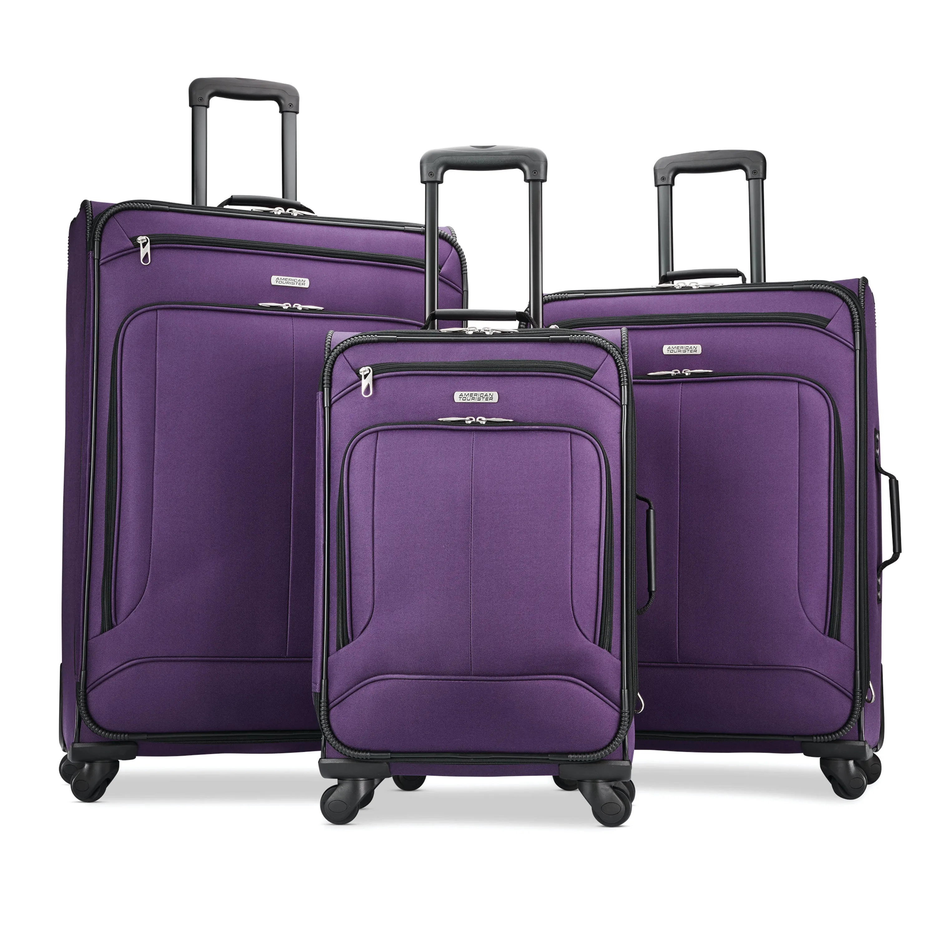 American Tourister AT POP MAX 3 Piece Set (21"/25"/29") 4-Wheel Luggage Sets