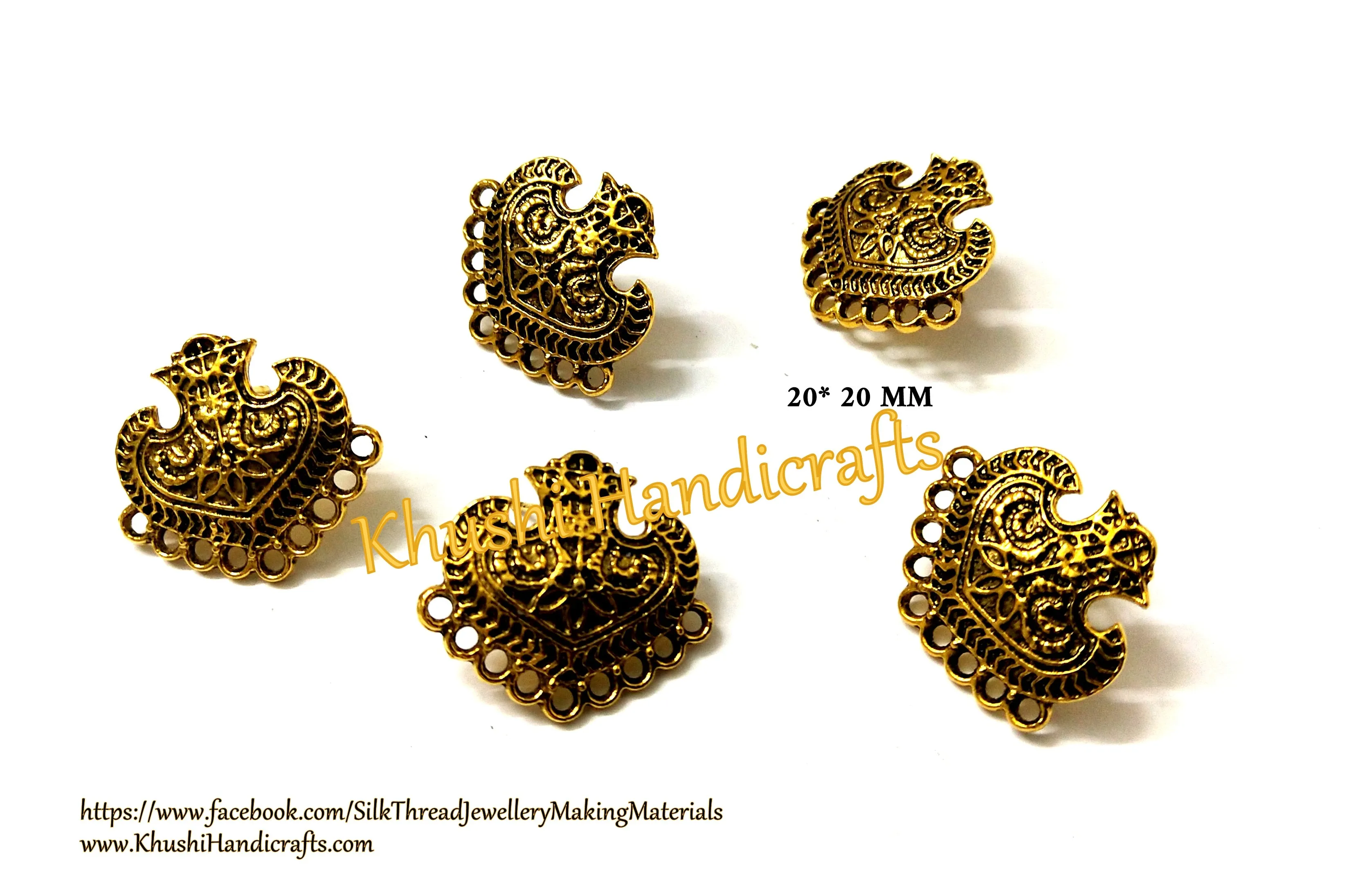 Antique Gold Designer studs -ST71