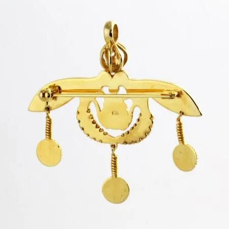 Bees of Malia Gold Pendant