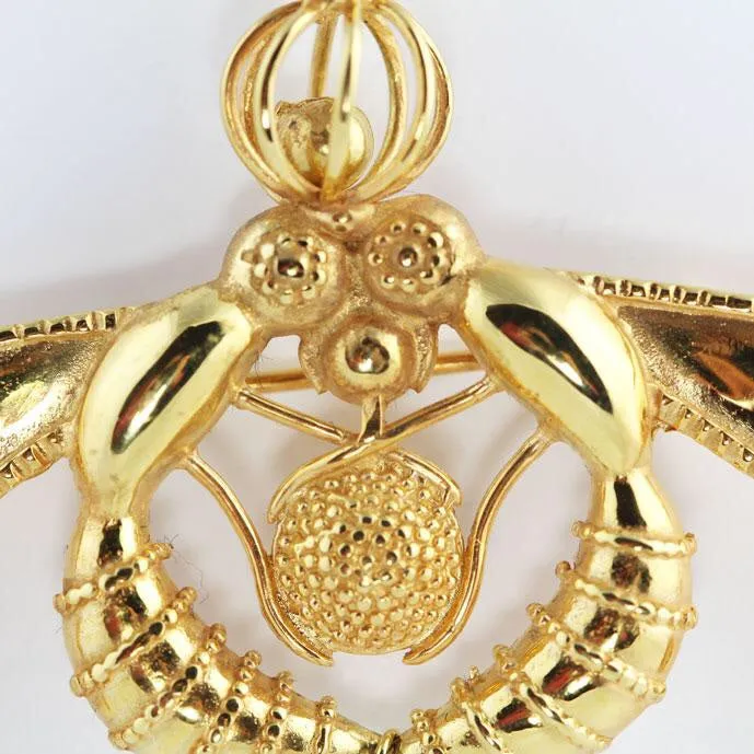 Bees of Malia Gold Pendant