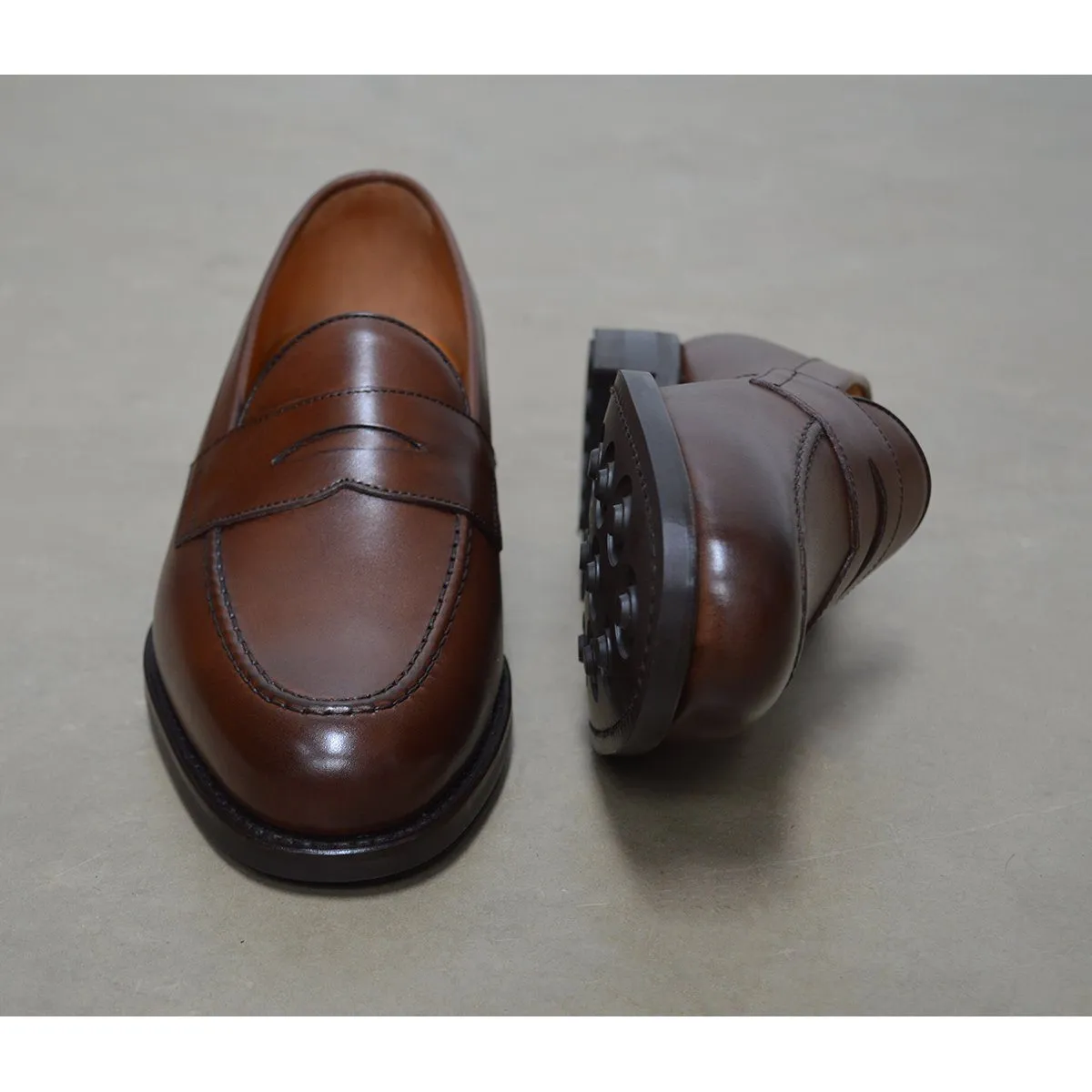 Berwick 1707 Penny Loafer (9628) -Melize Brown Dainite