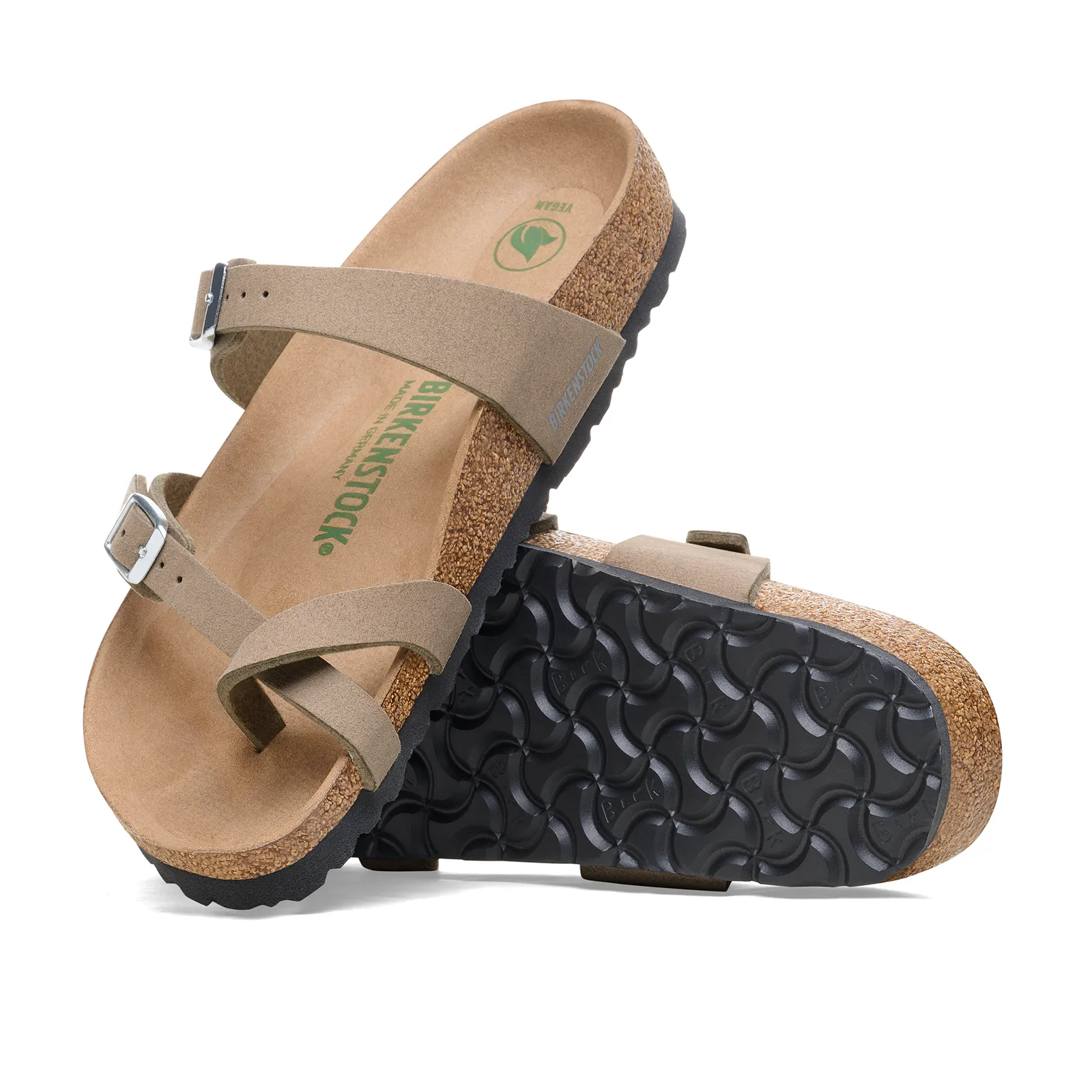 Birkenstock Mayari Vegan Sandal (Women) - Silky Gray Taupe Birki