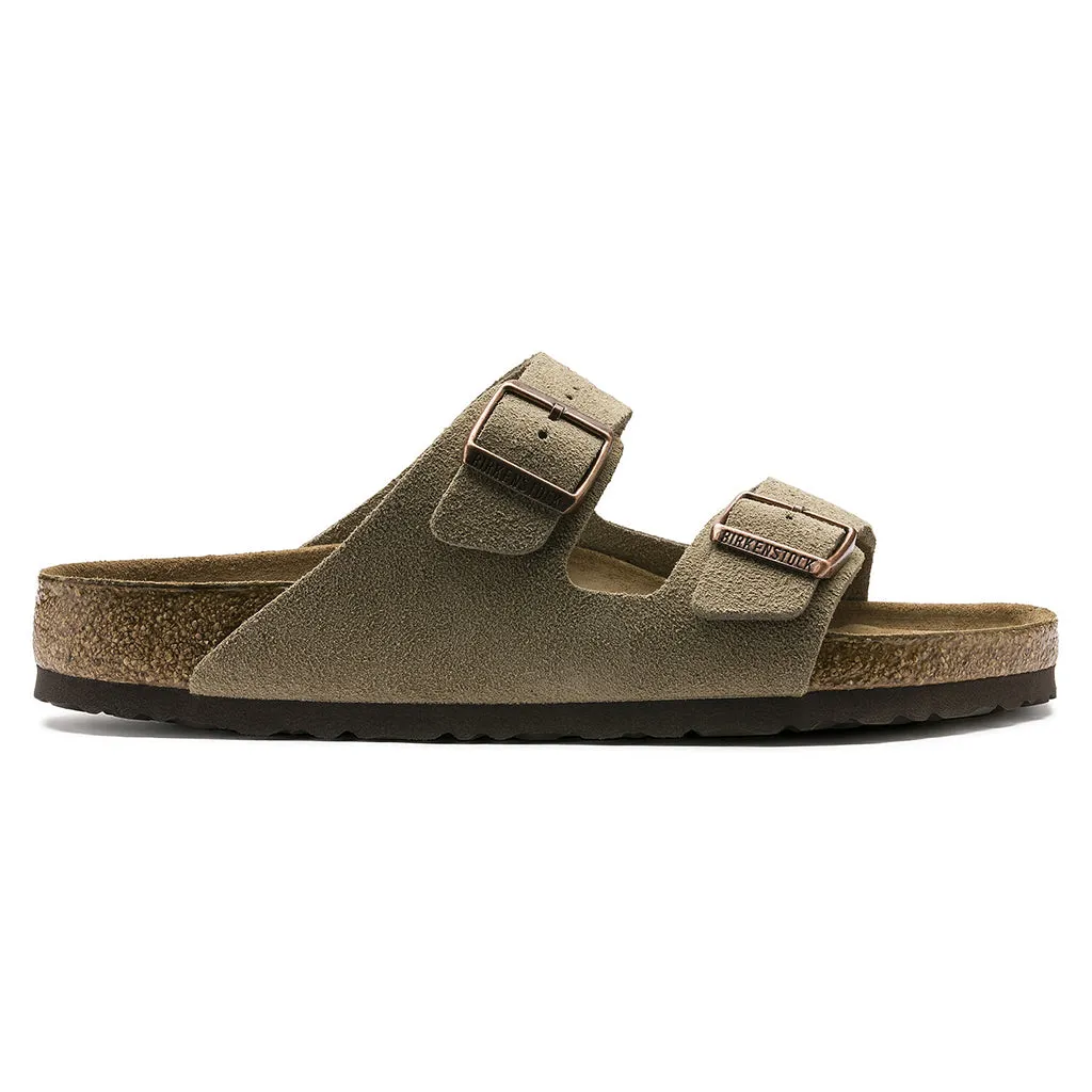 Birkenstock Women's Arizona Soft Footbed Sandal - Suede Leather