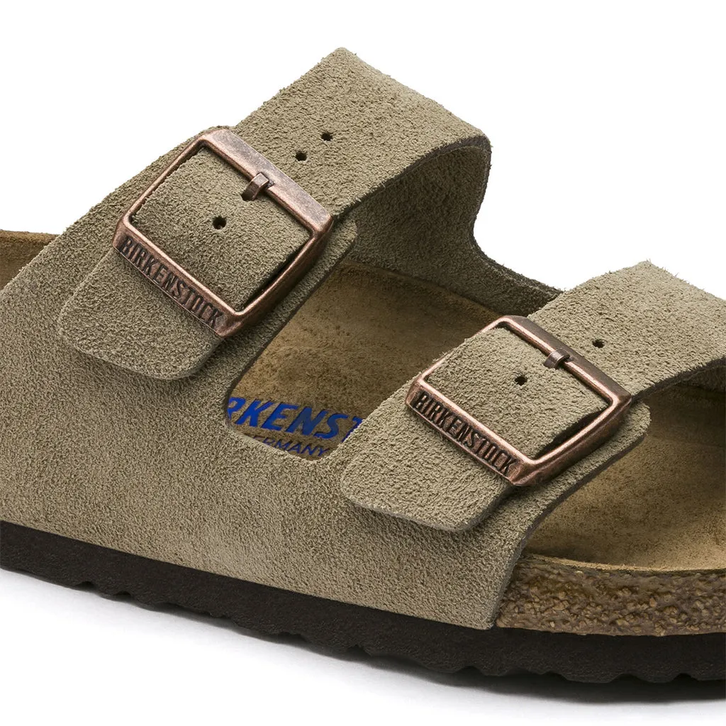 Birkenstock Women's Arizona Soft Footbed Sandal - Suede Leather