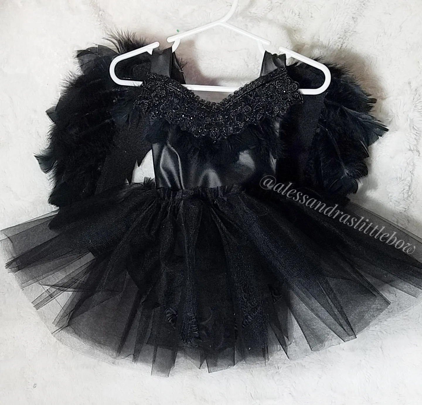 Black Swan Tutu Romper