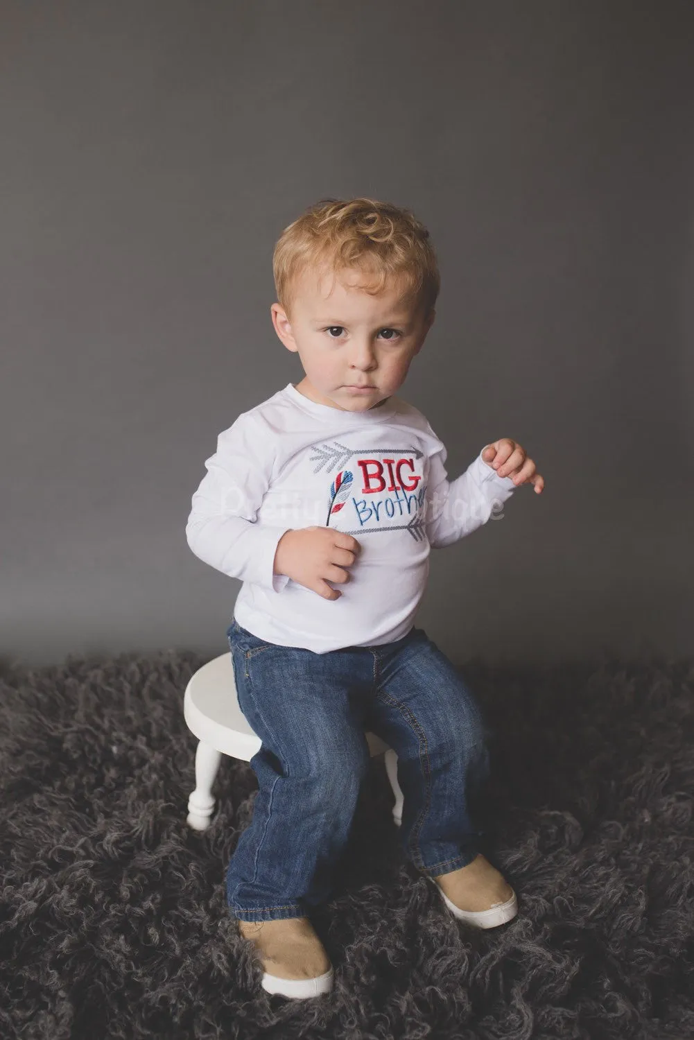 Boys Big Brother shirt- Big brother announcement shirt or bodysuit -Can customize and personalize