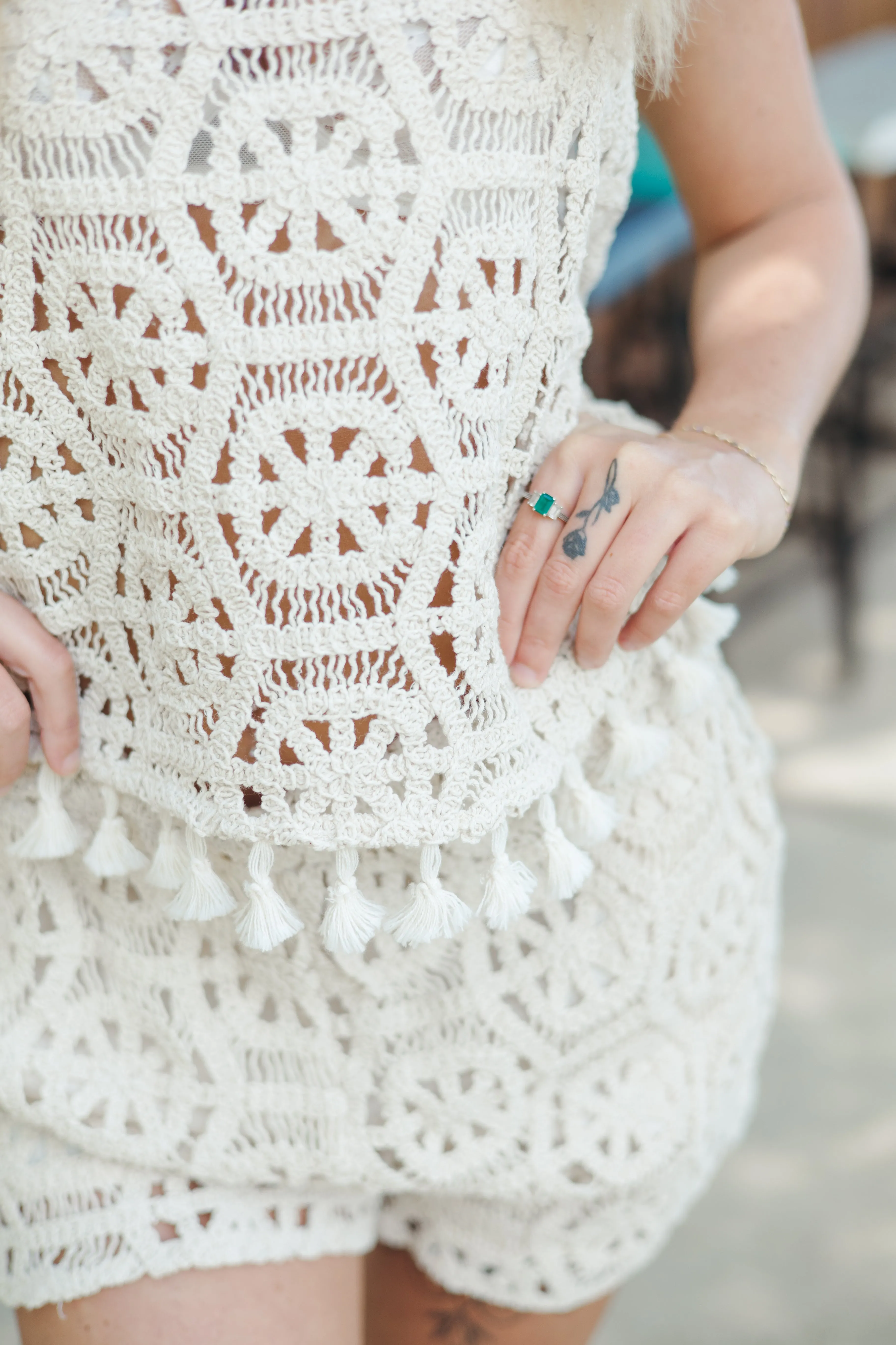 Calm Waters Crochet Tank