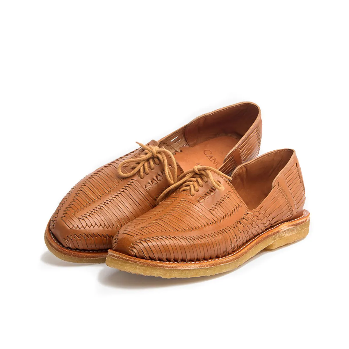 Cano Benito Huarache Natural Crepe cognac