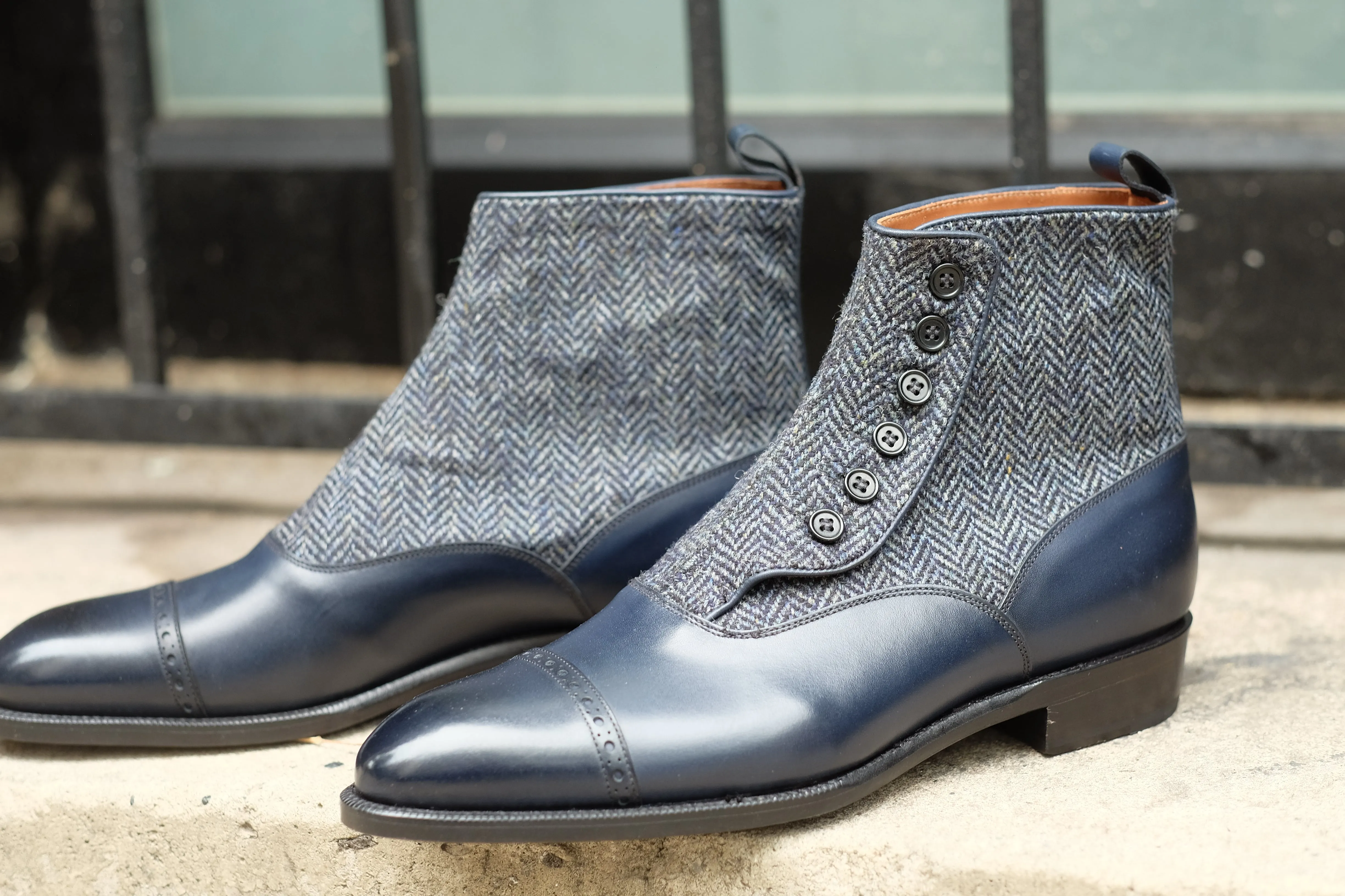 Carkeek II - Midnight Calf / Blue Tweed