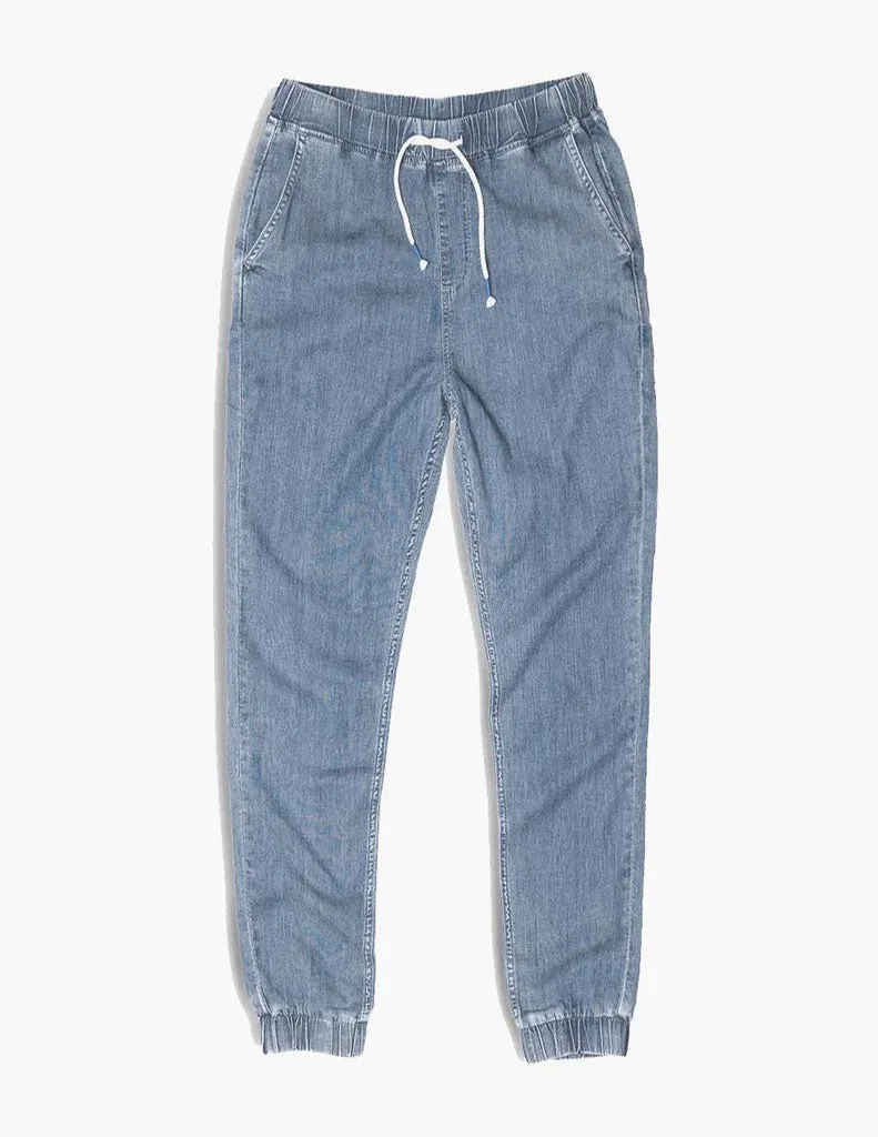 CHAMBRAY JOGGERS INDIGO