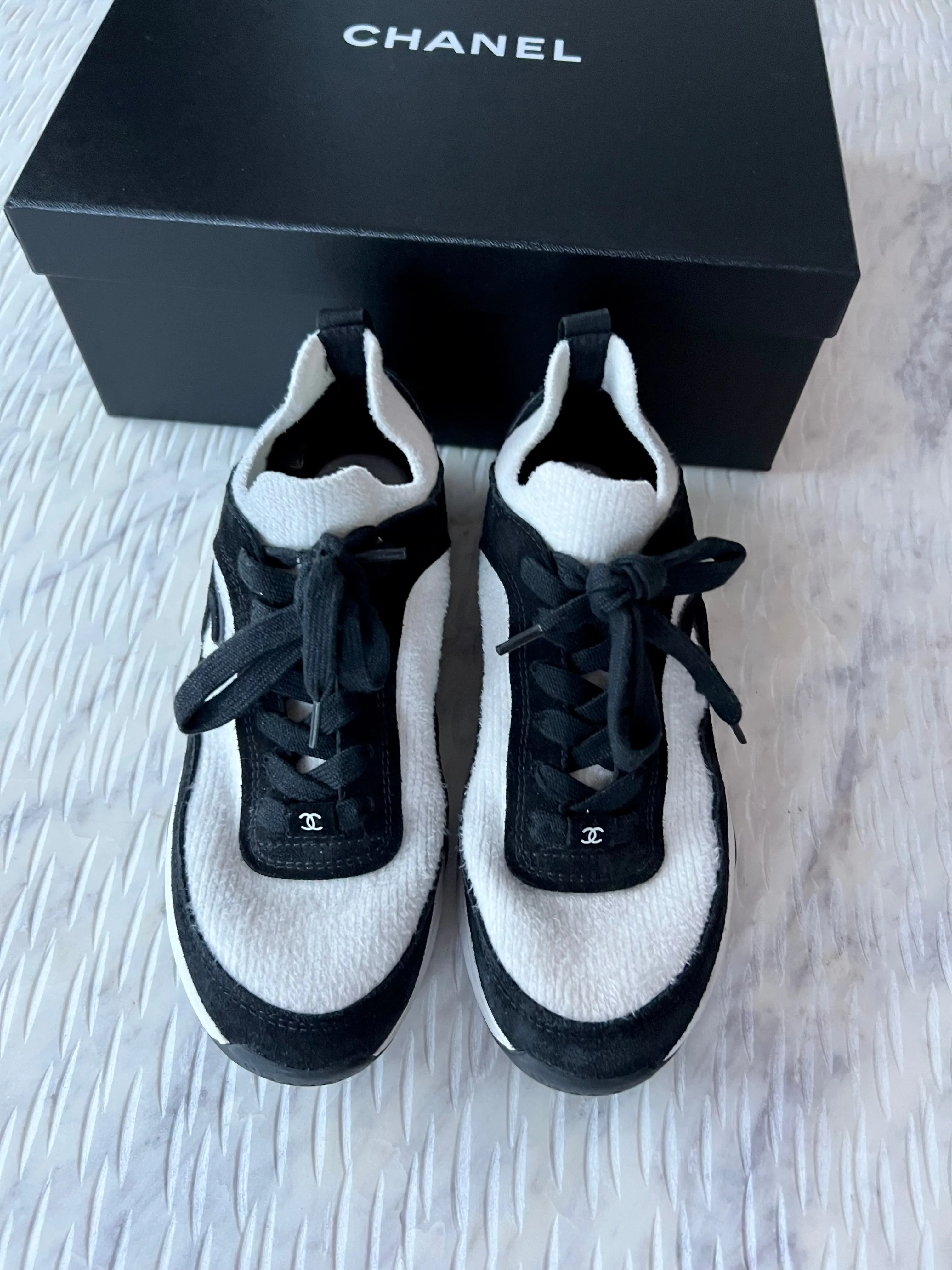 Chanel CC Sock Sneakers