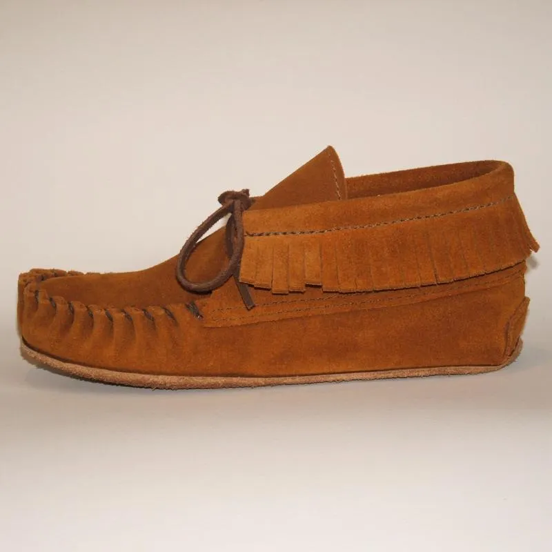 Children's Suede Ankle Moccasins by Footskins Made in USA 1330