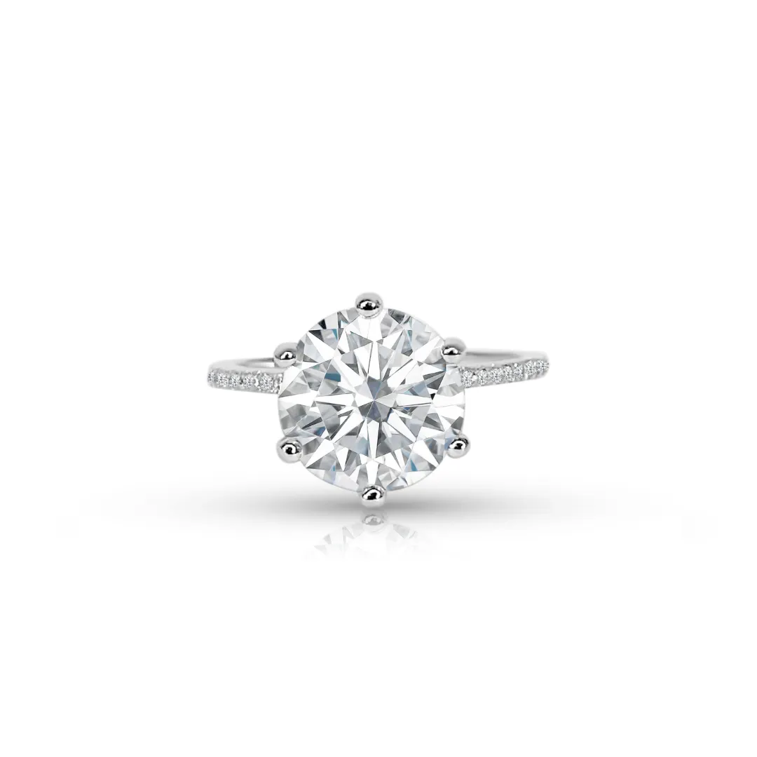 CINDERELLA MOISSANITE RING