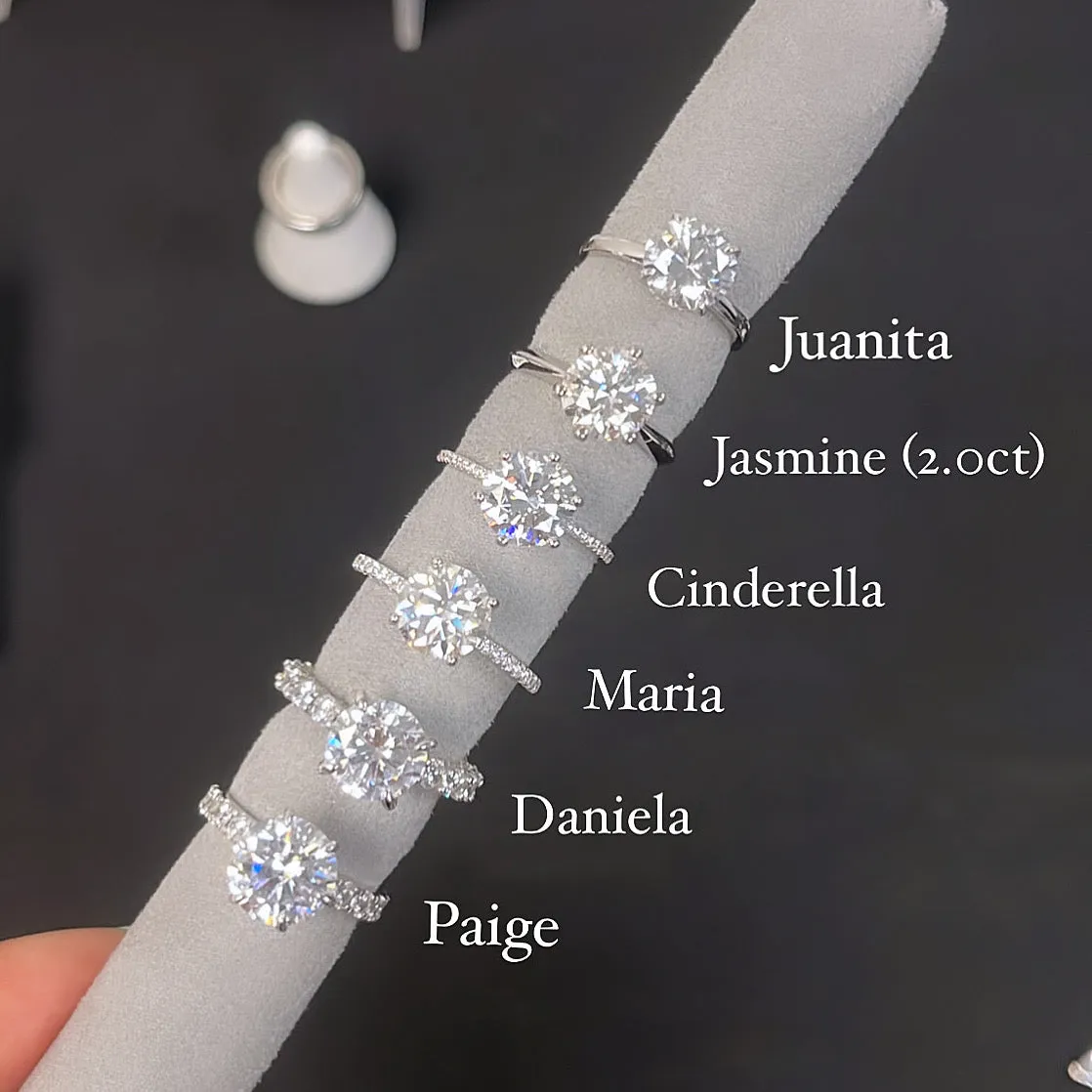 CINDERELLA MOISSANITE RING