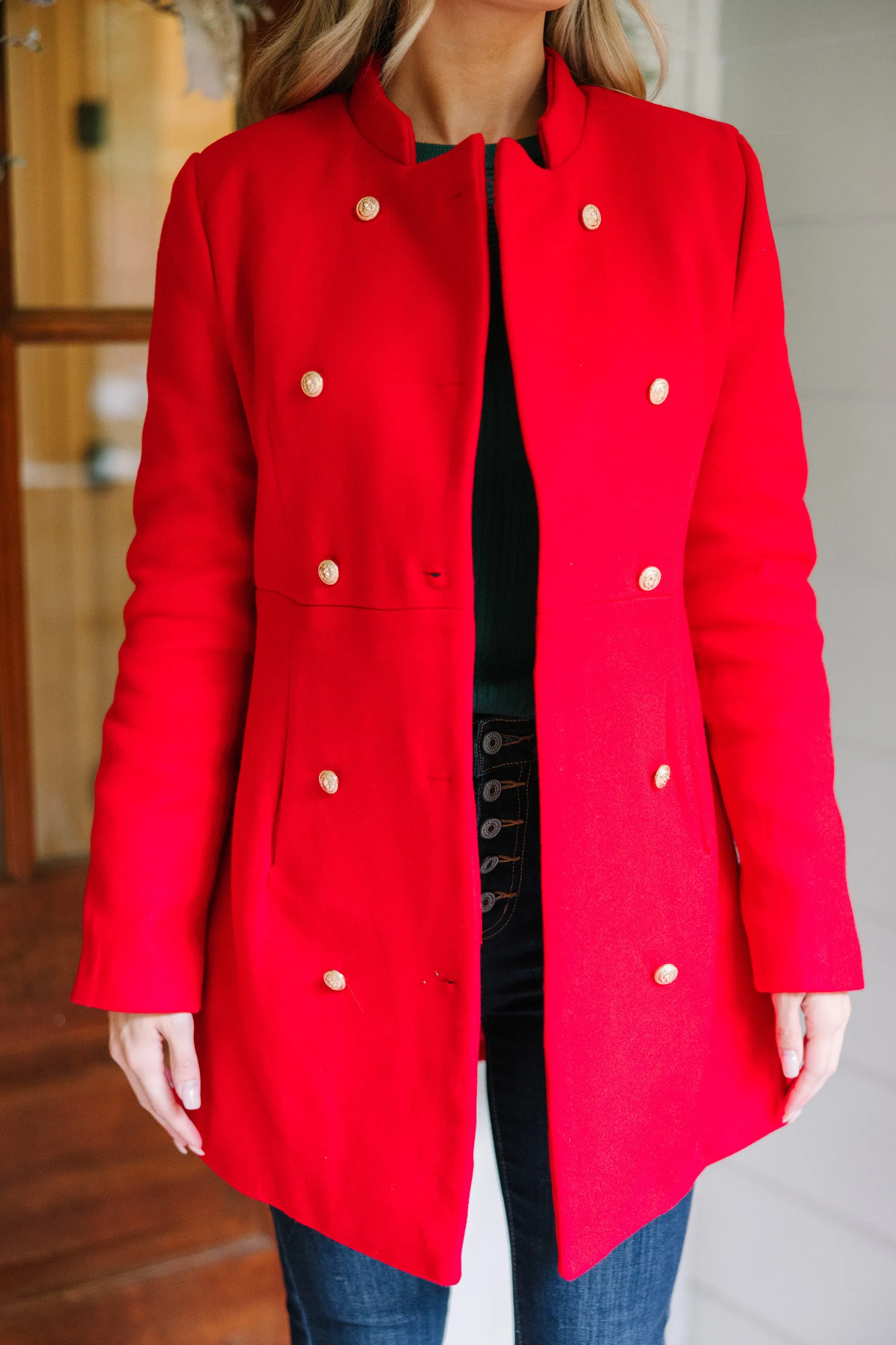 City Streets Red Coat