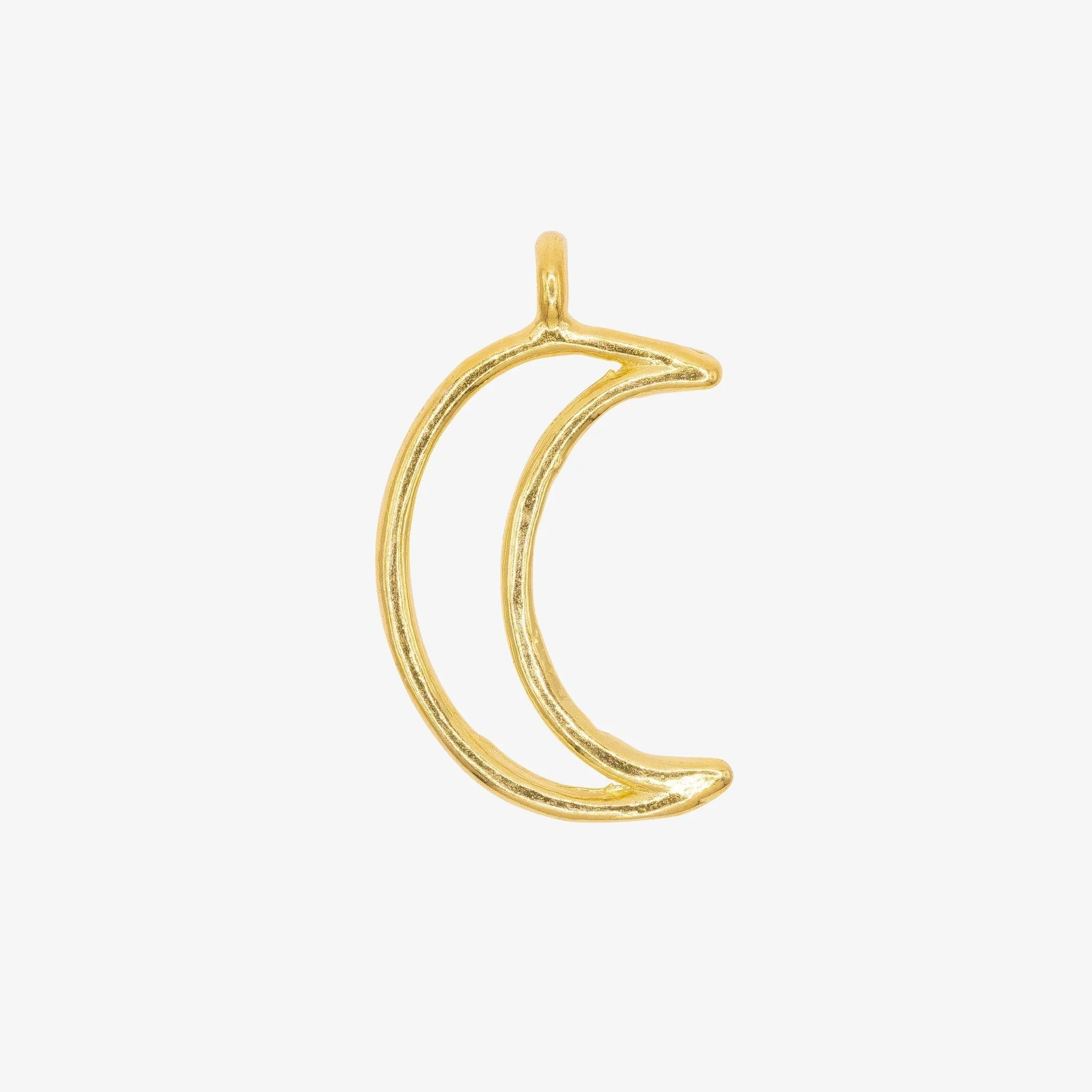 Crescent Moon Charm 14K Gold