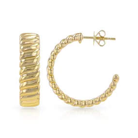 Croissant Hoop Earrings