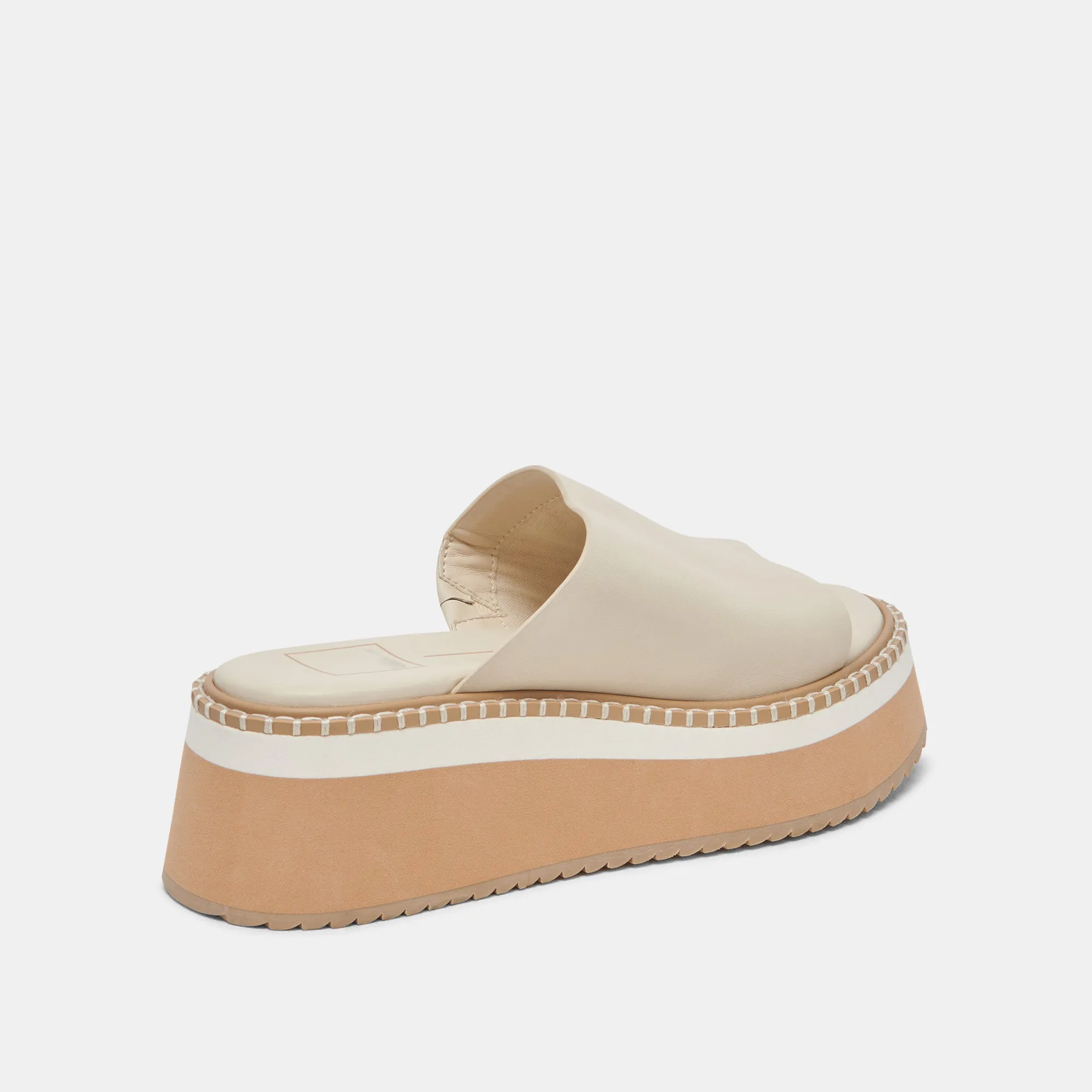 DARCEL SANDALS IVORY LEATHER