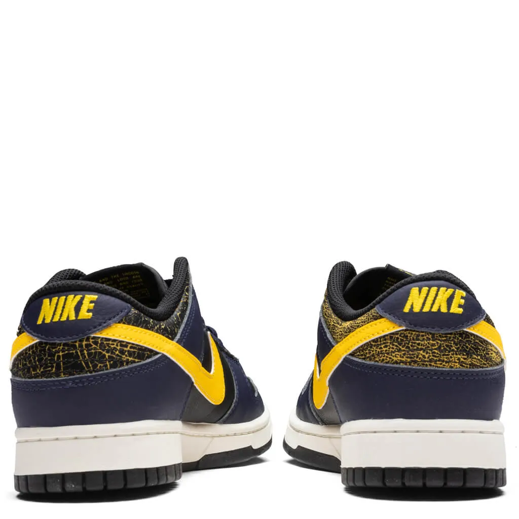 Dunk Low Retro Vintage 'Michigan' - Black/Tour Yellow/Midnight Navy