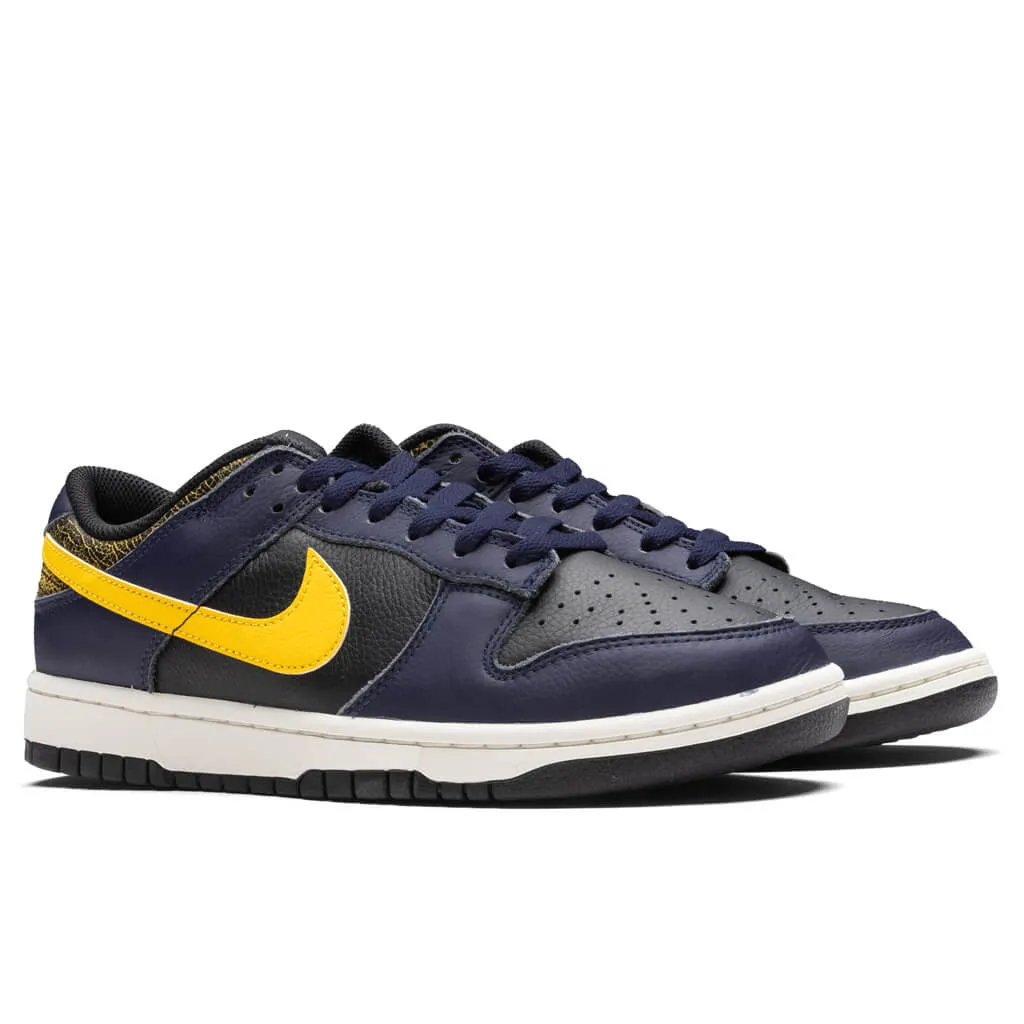 Dunk Low Retro Vintage 'Michigan' - Black/Tour Yellow/Midnight Navy