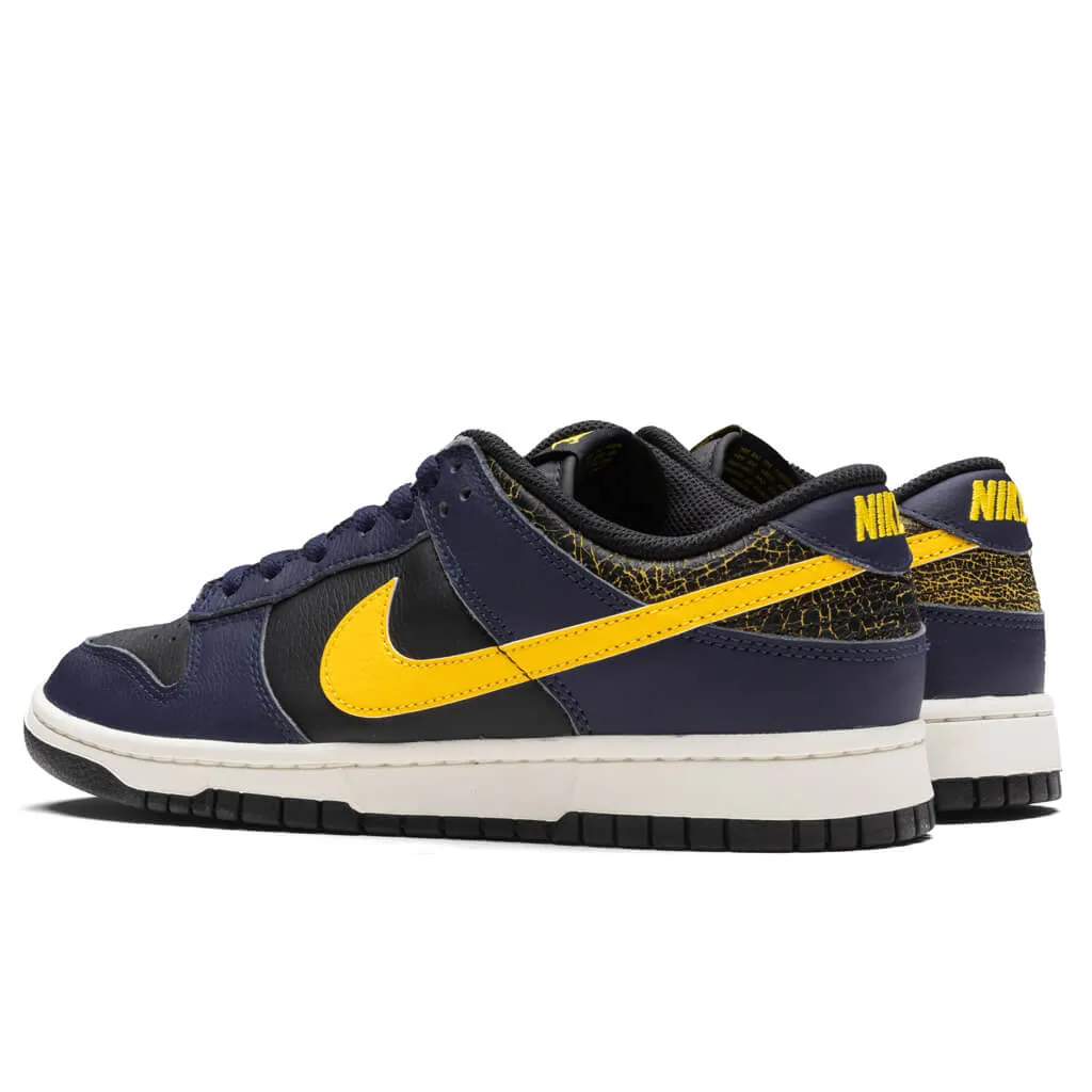 Dunk Low Retro Vintage 'Michigan' - Black/Tour Yellow/Midnight Navy