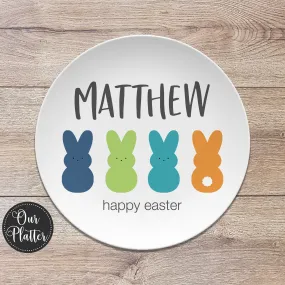 Easter Plate, Bunny Personalized Plates