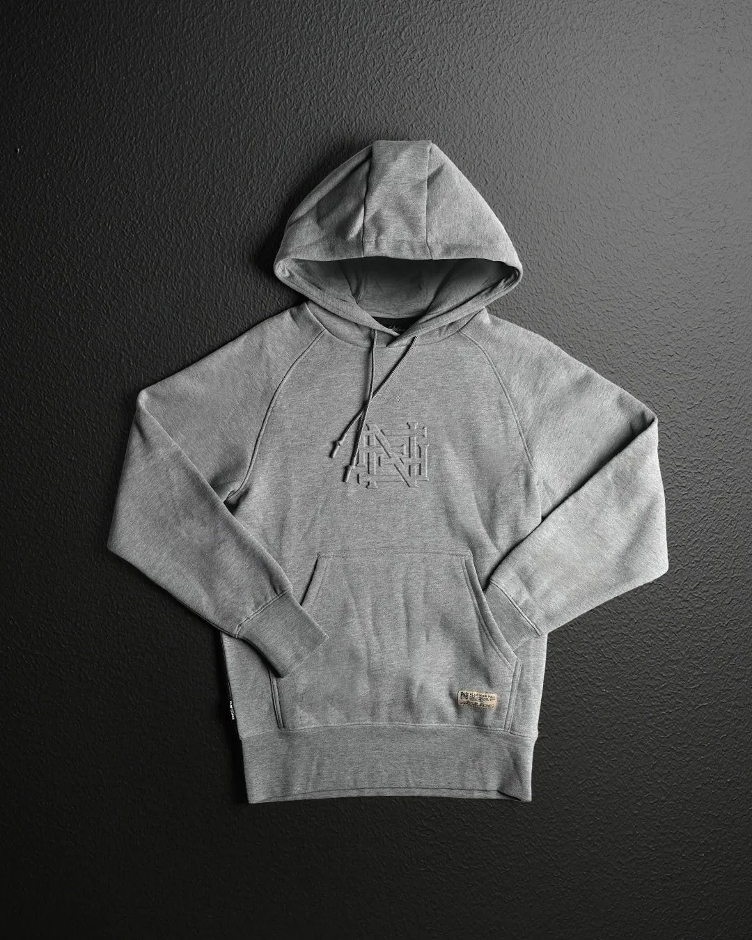 EMBOSSED PULLOVER - GREY