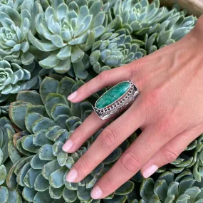 Emerald Quartz Ring - Devani