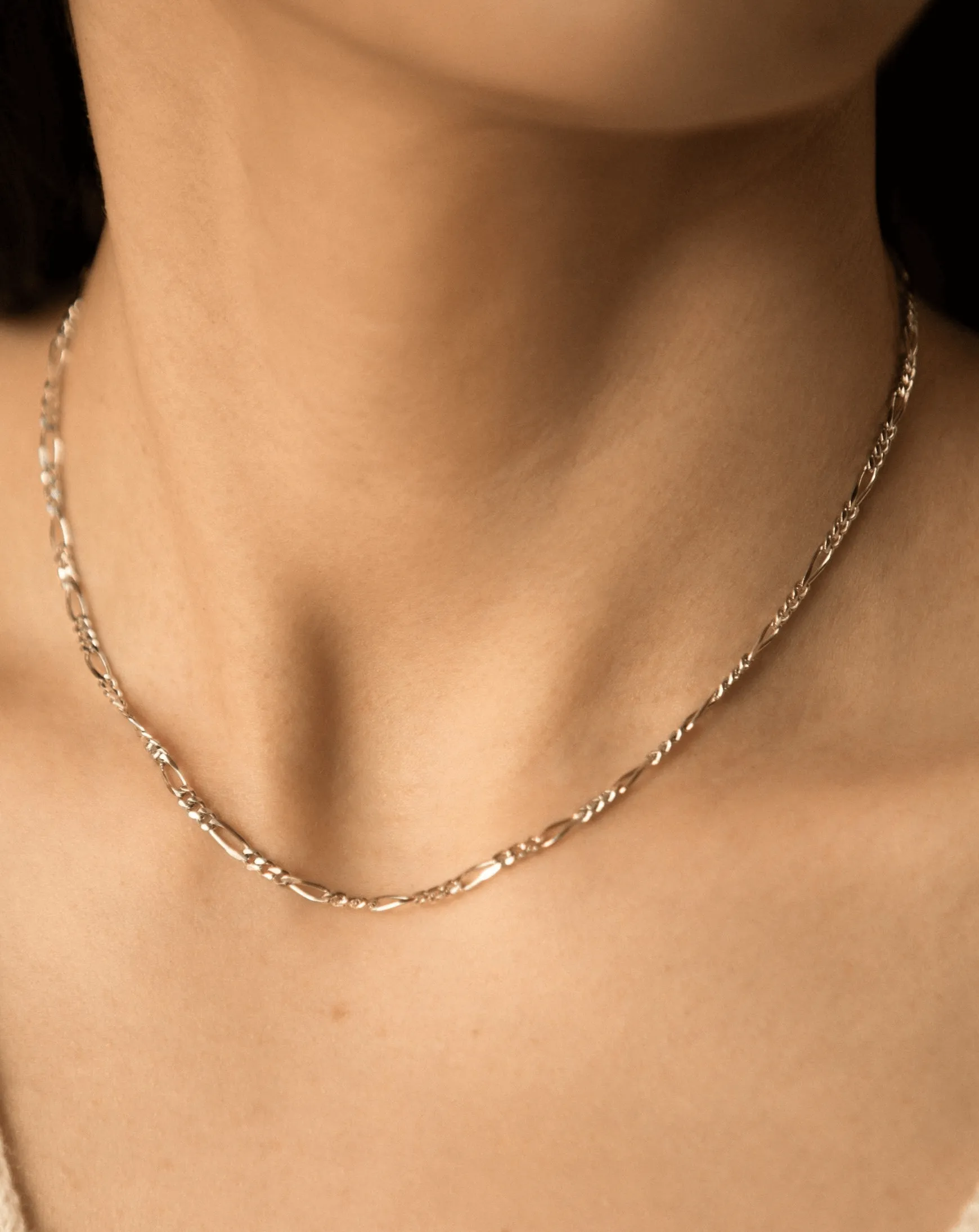 Figaro Chain - Sterling Silver