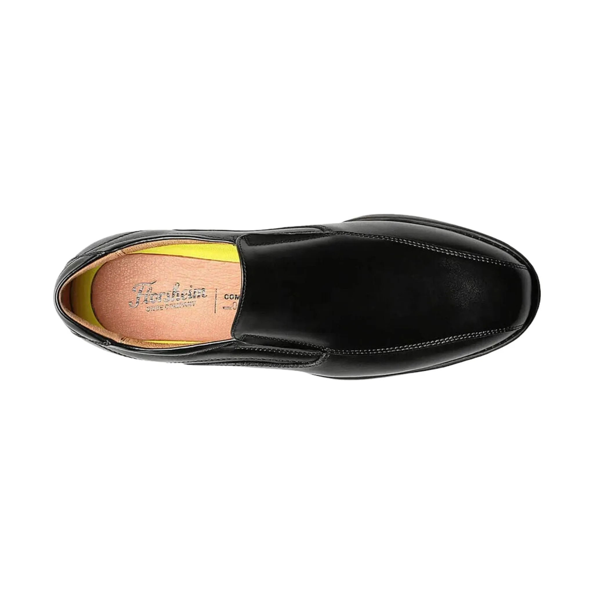 Florsheim Men's Midtown Bike Toe Slip On Shoe - Black