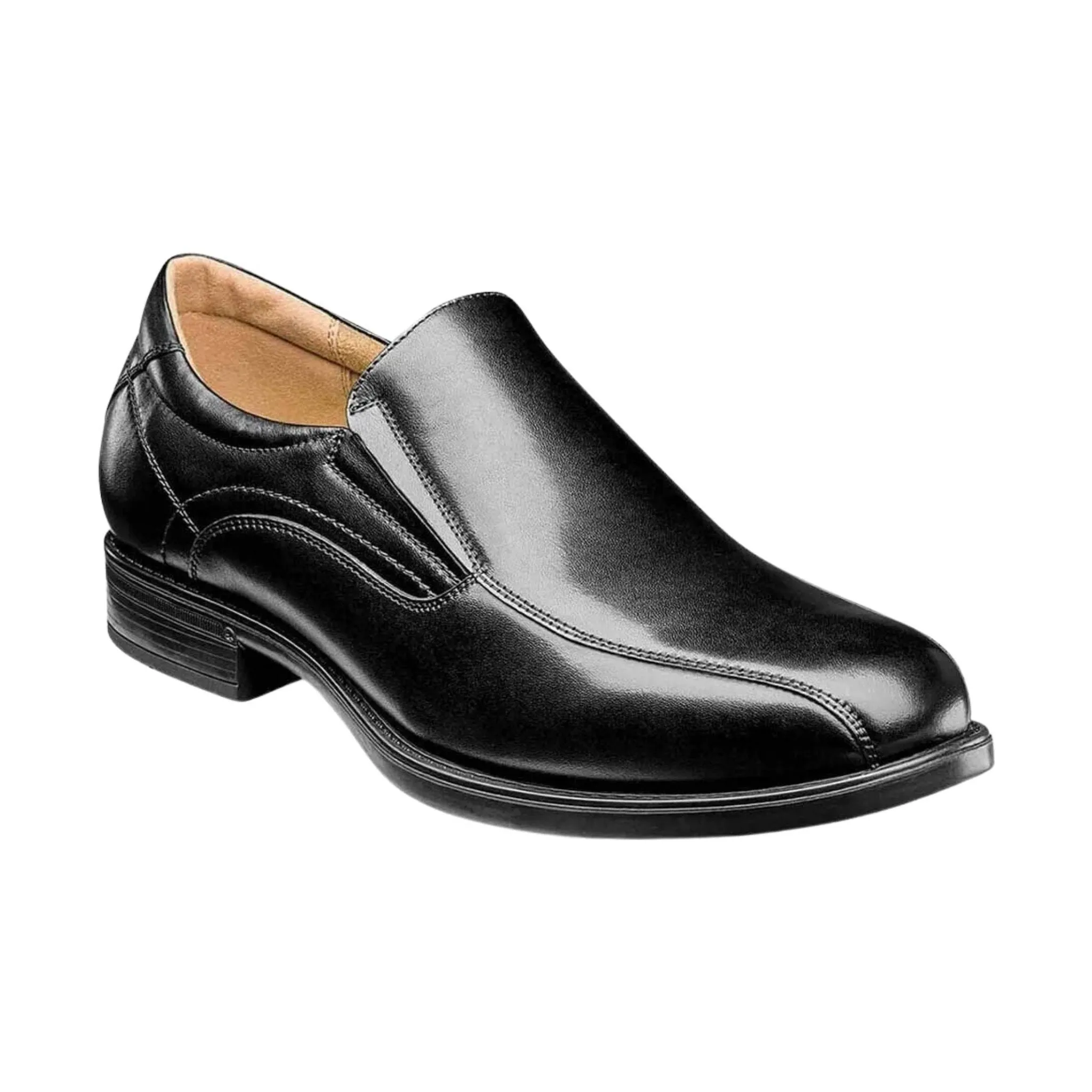 Florsheim Men's Midtown Bike Toe Slip On Shoe - Black