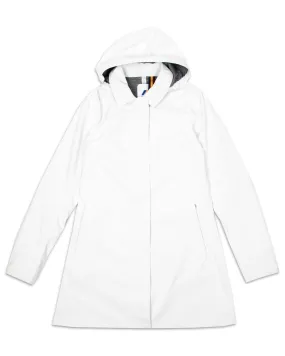 Giacca Donna K-Way Mathy Bonded Jersey Bianco