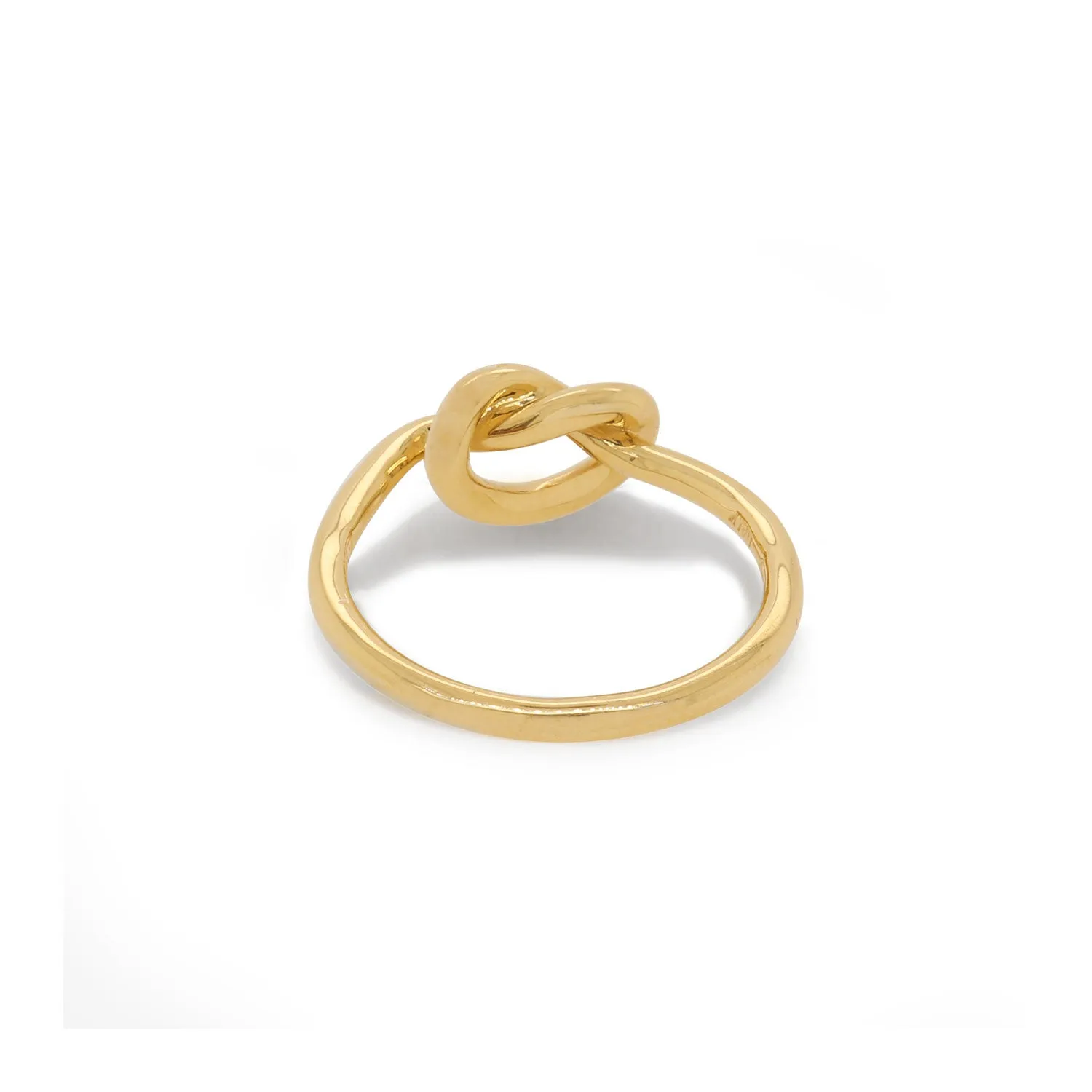 Golden Knot Ring