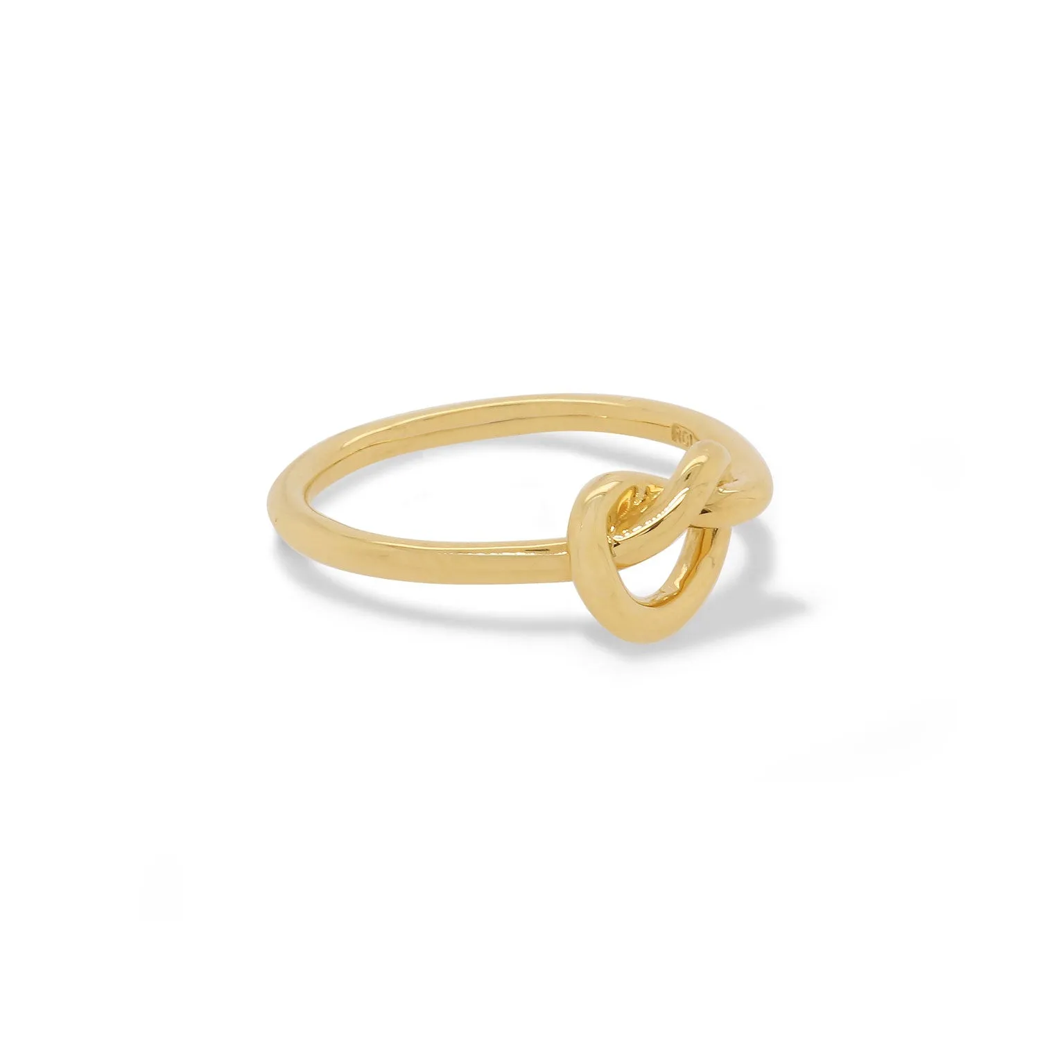 Golden Knot Ring