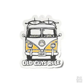 'Good Vibes' Air Freshener - New Car (Yellow)