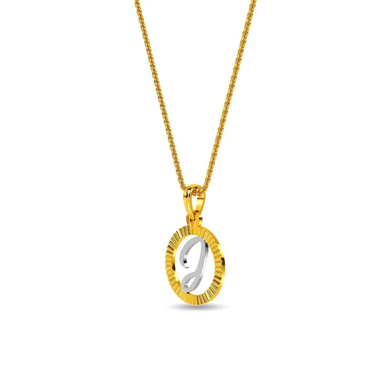 Initial J Pendant