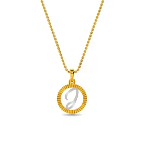 Initial J Pendant