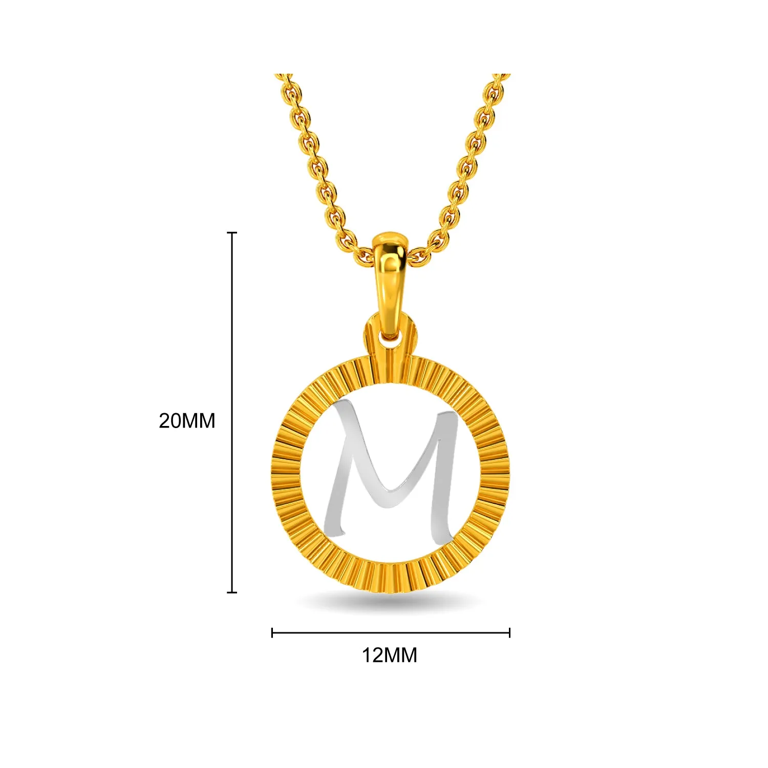 Initial M Pendant