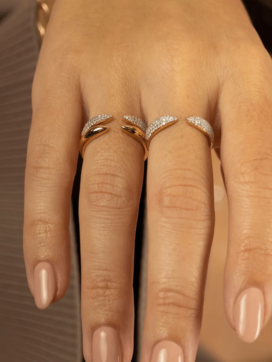 Jen Diamond Claw Ring 14K