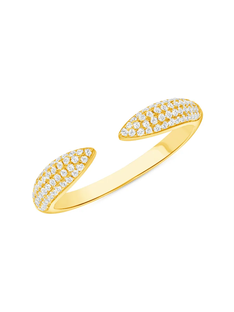 Jen Diamond Claw Ring 14K