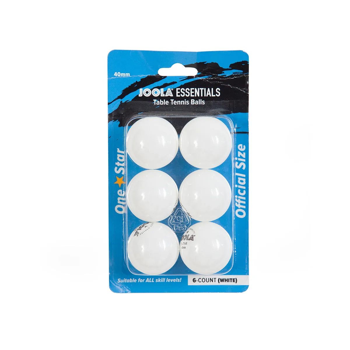 JOOLA Essentials 1-Star Table Tennis Balls (6, 27 count)