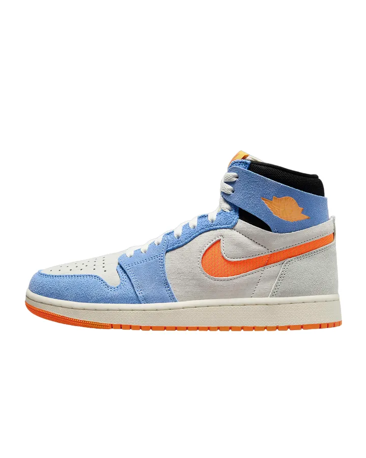 Jordan men's sneakers shoe Jordan Air 1 Zoom CMFT 2 DV1307-184 sand blue silver orange