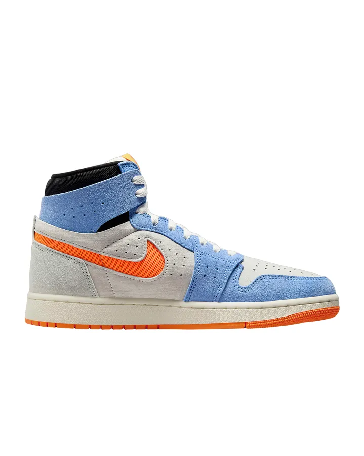 Jordan men's sneakers shoe Jordan Air 1 Zoom CMFT 2 DV1307-184 sand blue silver orange